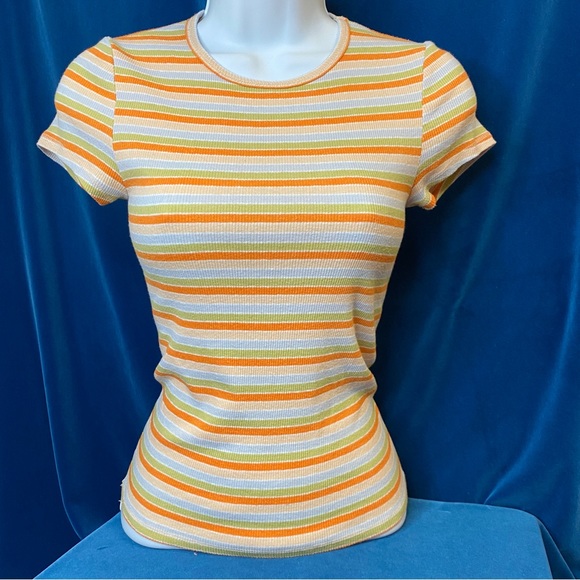 Y2K Baby Tee Vintage Ribbed - Picture 6 of 8